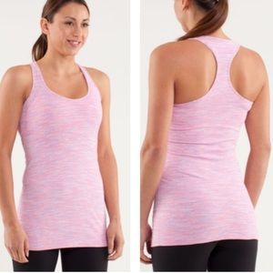 LULULEMON Cool Racerback Tank Wee Are From Space White April Multi